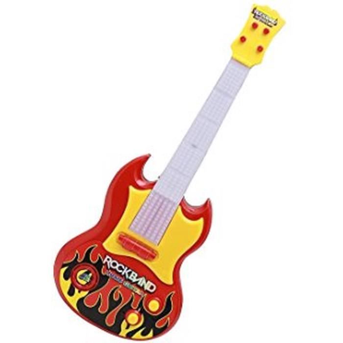Guitare Rock Band Pour Enfant Lumineuse Et Musicale Achat Vente Instrument De Musique Cdiscount
