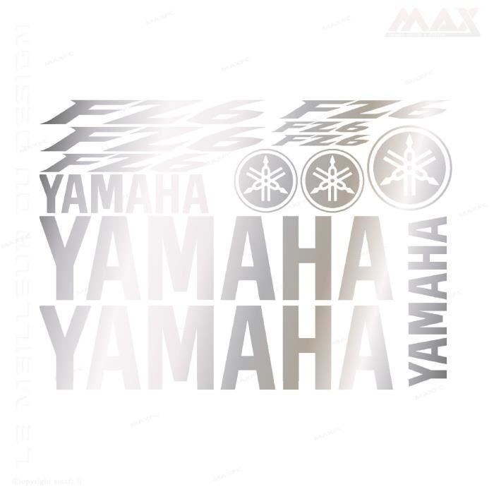 13 stickers FZ6 – ARGENT – YAMAHA sticker FZ 600 FZS S - YAM416