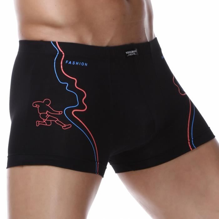 Lot de 4 Boxer Sousvêtements Homme Noir Noir Cdiscount PrêtàPorter