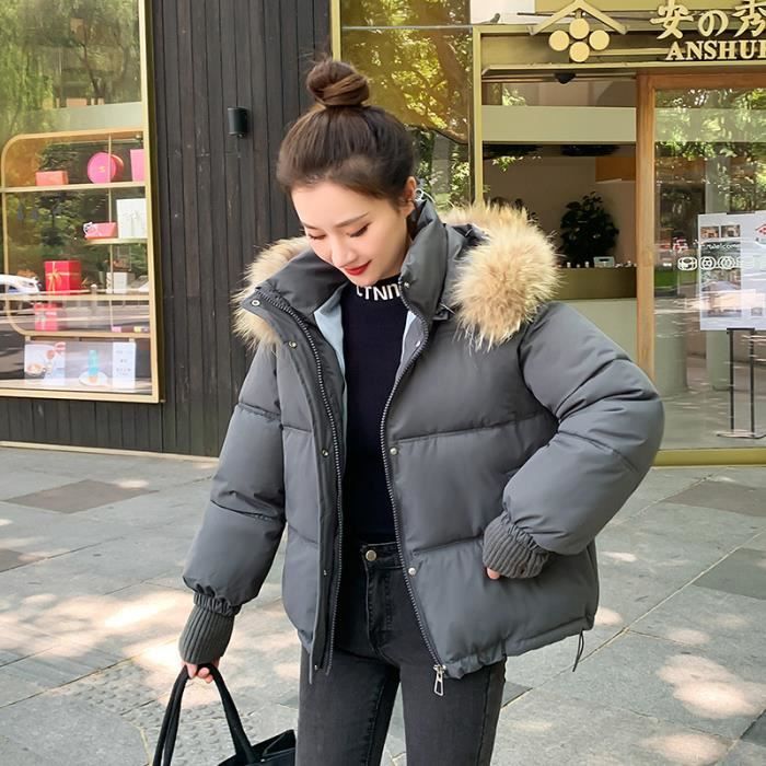 Doudoune femme fourrure cdiscount best sale