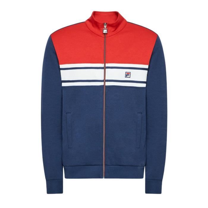 Veste de survêtement Homme Fila Boulogne - Bleu - Multisport - Manches longues