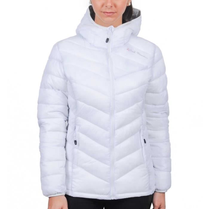 Doudoune fine fille GANSEO PEAK MOUNTAIN P Blanc 100 polyamide Enfant Fille Fermeture zippee