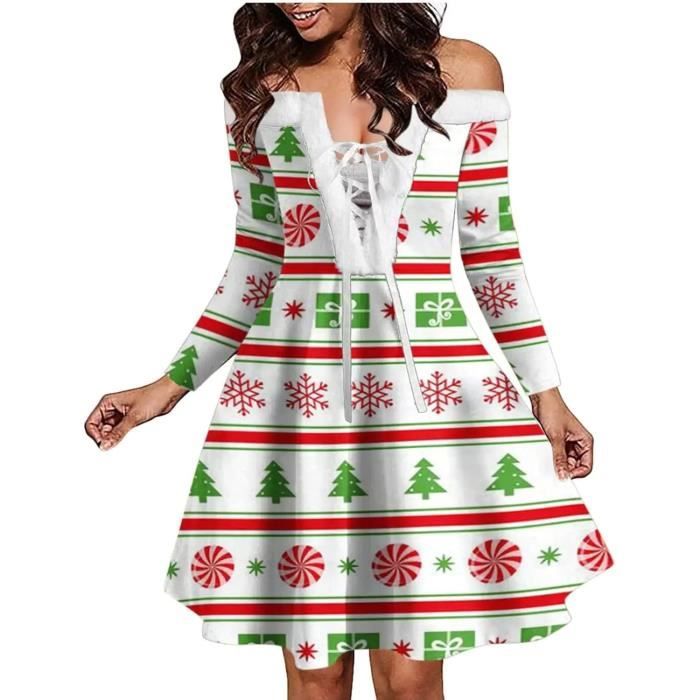 Robe de noel quetaine top