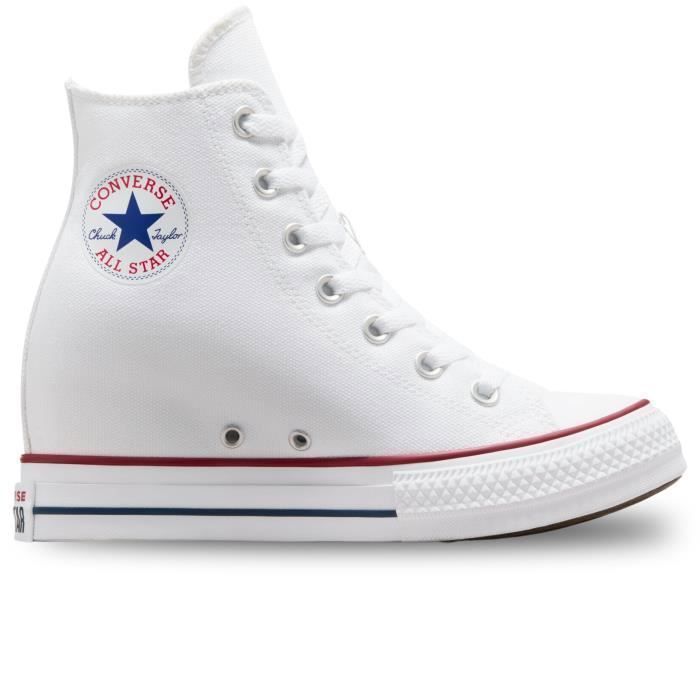 Converse Chuck Taylor All Star Wedge Platform Chaussures pour Femme Blanc A11908C