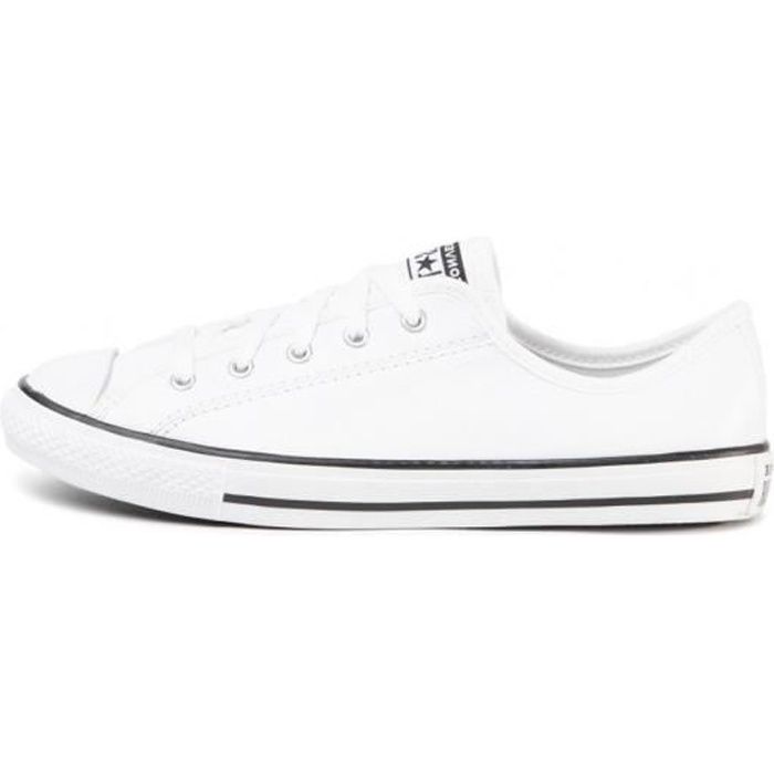 converse dainty low white