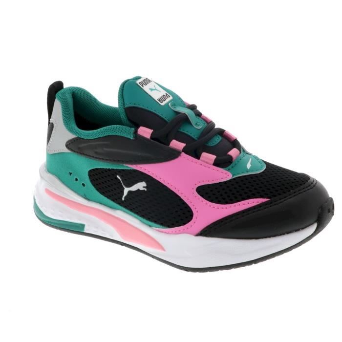 basket puma noir fille