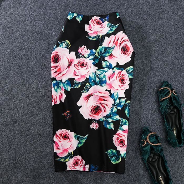 Top Dolce Gabbana en soie noire brodée de fleurs - Chez Sarah