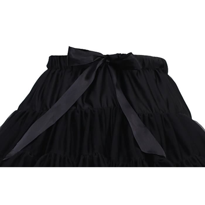 Jupe Plissée Courte,Tutu Femme,Jupe Noir Courte,Jupe Tutu De
