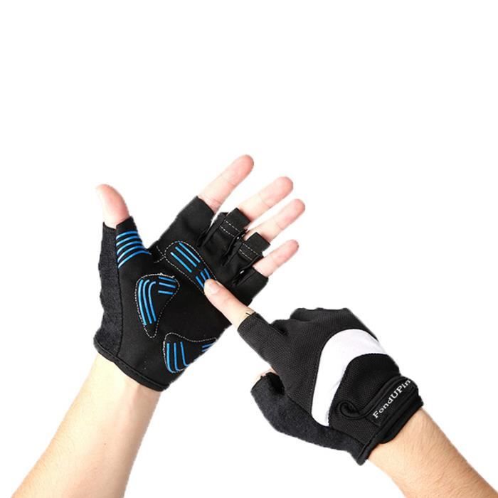 DEMI GANTS SPORT TAILLE ADULTE VÉLO CYCLISME VTT ROUTE MONTAGNE 
