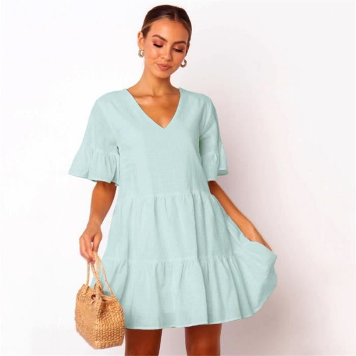 Top Col V Plissé Blanc été Femme Marks & Spencer - Taille 20 - Neuf Sans étiquettes