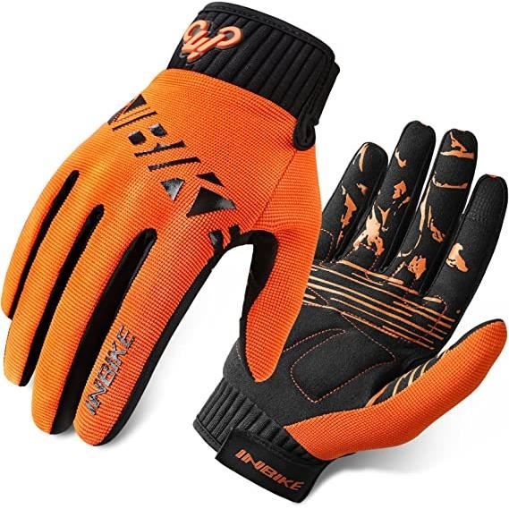 INBIKE Gants de Cyclisme Respirant Homme Antidérapants Antichocs Rembourré EVA pour VTT Velo de Montagne Route écran Tactile