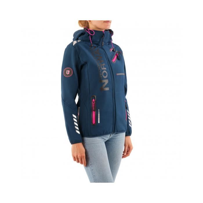 Veste Softshell Femme Impermeable - Geographical Norway - REINE LADY - Gris S