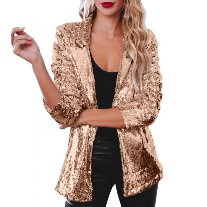 Blouson sales paillette femme