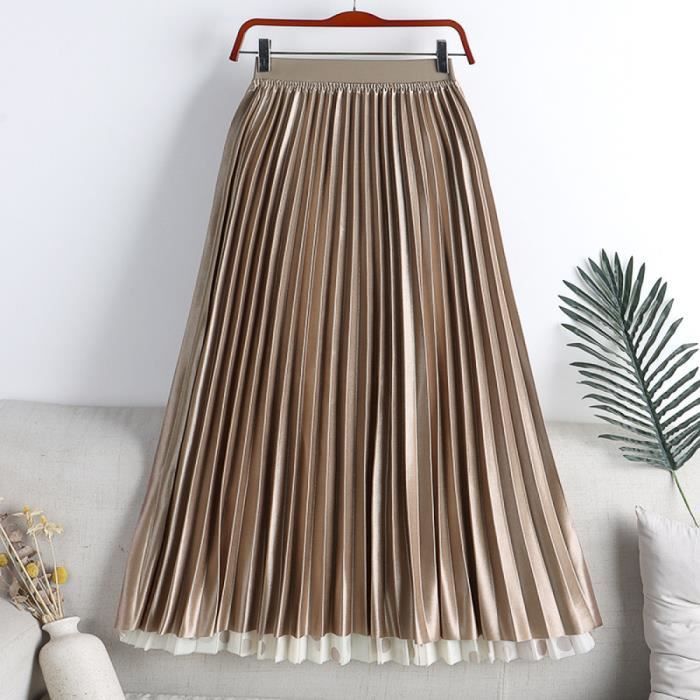 Jupe Taille Haute Elastique Pour Femmes Jupes En Tulle Superposees A Pois Degrades Kaki Jupe Longue Plissee A Line Kaki M Kaki Cdiscount Pret a Porter