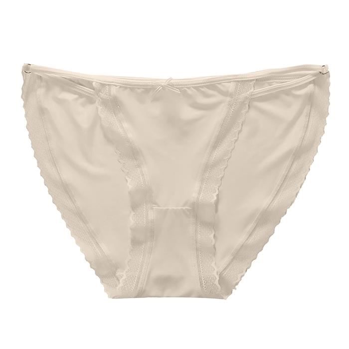 Slip en top soie pour femme