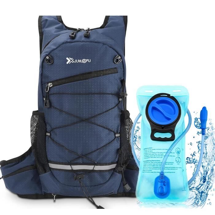 Sac à Dos d'hydratation, Sac à Dos d'hydratation avec Poche à Eau de 2 L léger Sac à Dos de randonnée Sac à Dos d'hydratation