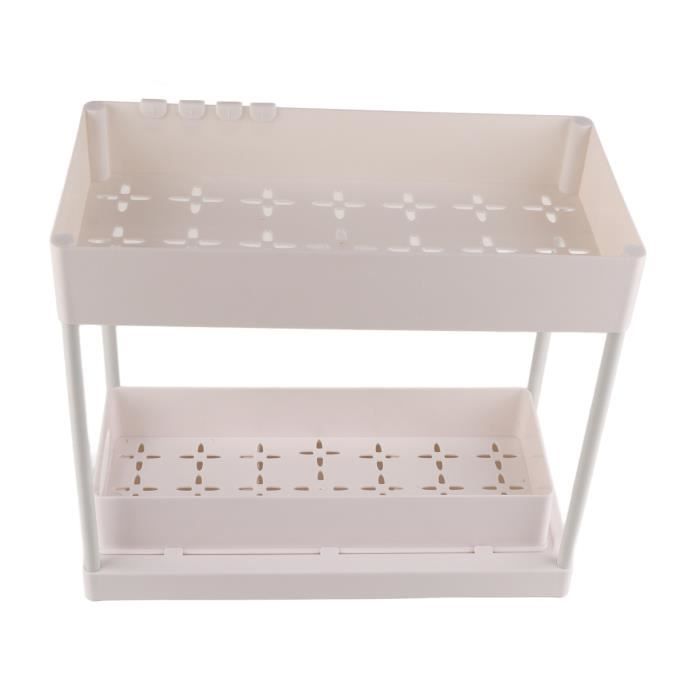 Panier Rangement Coulissant Pour Sous Meuble - Organisateur Chaussettes & Sous-vêtements - Gris S/M