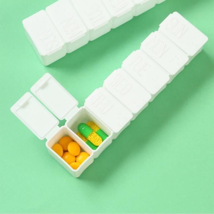 Organisateur Médicaments 3 Étages - Boîte De Rangement Transparente Pour Pharmacie Familiale