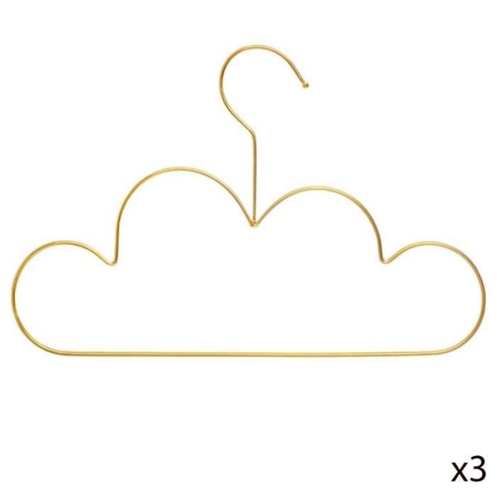 Lot De 3 Cintres Pour Enfant Nuage 30cm Or Cdiscount Maison Lot De 3 Cintres Pour Enfant Nuage 30cm Or Cdiscount Maison
