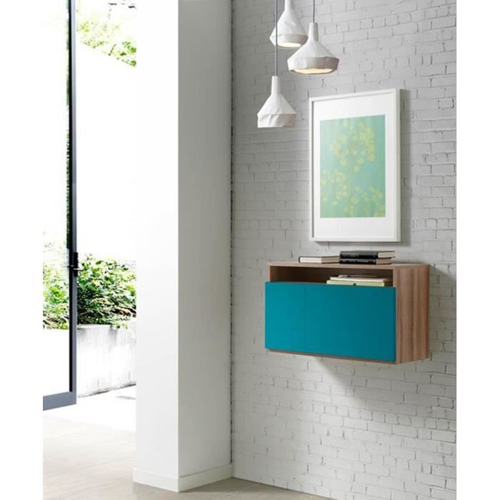 Aps Plateau GN 1/2 EMMA 32.5x26.5cm H3cm Mélamine Turquoise