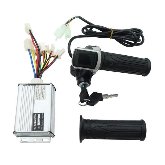 Kit Contrôleur GD01 Pour Vélo électrique - Compatible Moteurs 24V à 48V, Auto-apprentissage, Dissipation Thermique Métal