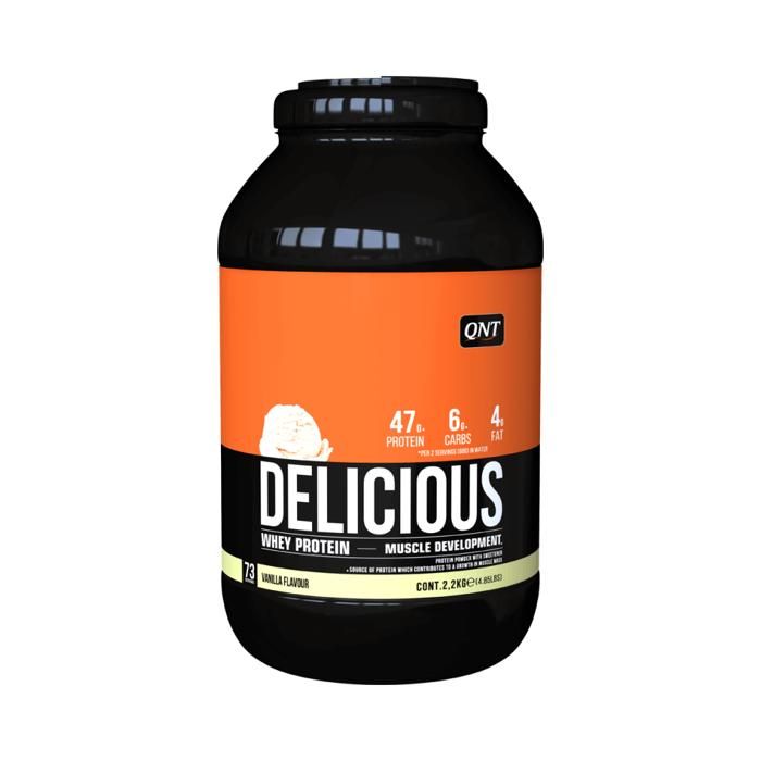 Delicious Whey Pro 2200g Vanille QNT Proteine - Cdiscount Sport