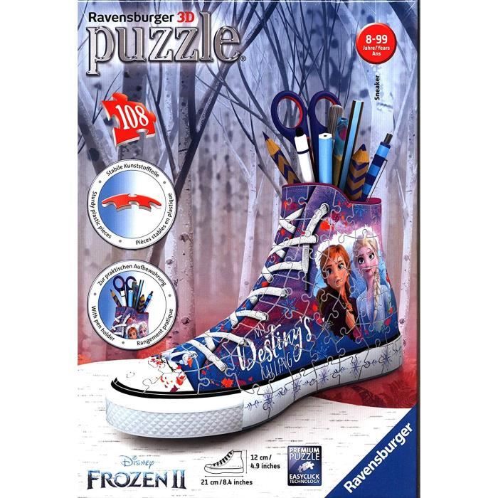 Puzzle 3D Sneaker La Reine des Neiges 2 Ravensburger 108