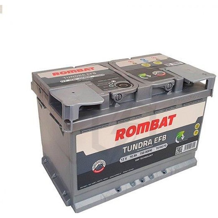 Rombat - Batterie voiture Rombat Tundra EFB TEFB370 12V 70Ah 750A-Rombat