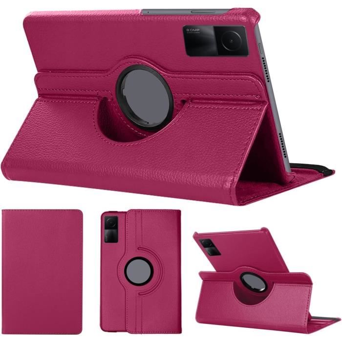 Housse Rotative 360° Pour HONOR Pad X9a 11.5" - Étui Avec Rabat - Mauve - Protection Complète - 8