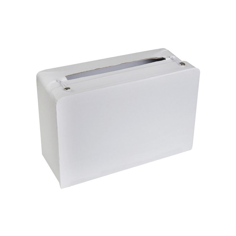 URNE TIRELIRE VALISE BLANCHE 24X16CM Blanc