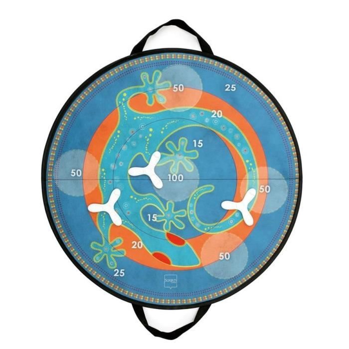 Smart-Planet Jeu De Balle Velcro Pour Enfants - 2 Disques De Capture Avec Bande Velcro - Boule