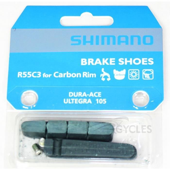 Paire de patins de frein SHIMANO Dura-ace Carbone R55C4 pour jantes carbone