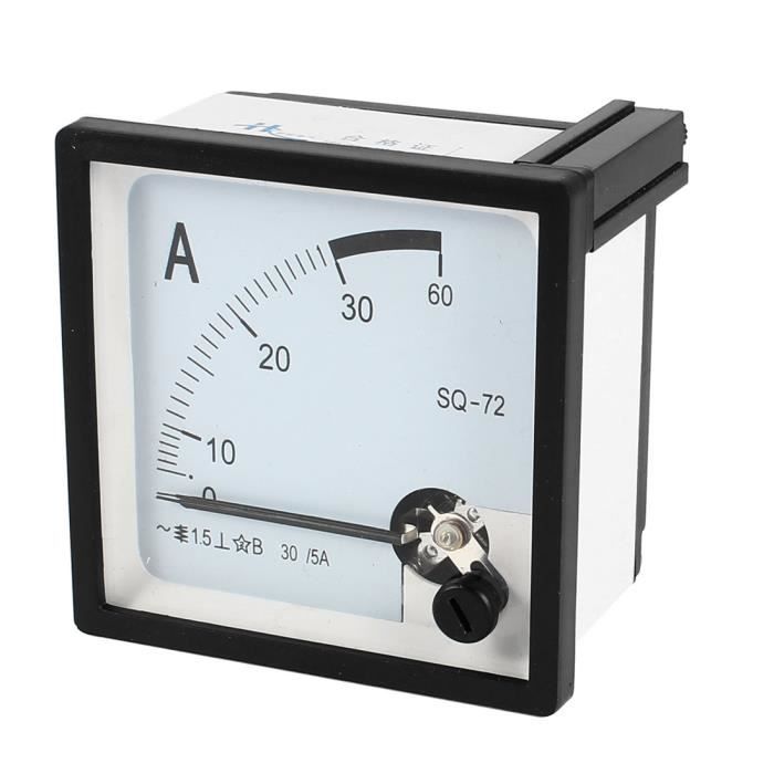 AC 0-30 A plage de mesure Panneau De Montage Ampèremètre ampère mètre 99T1 48 mm x 48 mm