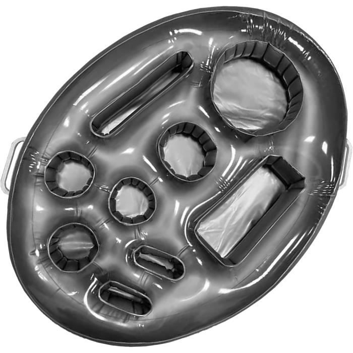 Bar Gonfble,Porte Gobelet Gonfble Flottant 2 en 1,Bar Flottant pour Piscine pour Été,Piscine,Fête,Boissons et - Jardin
