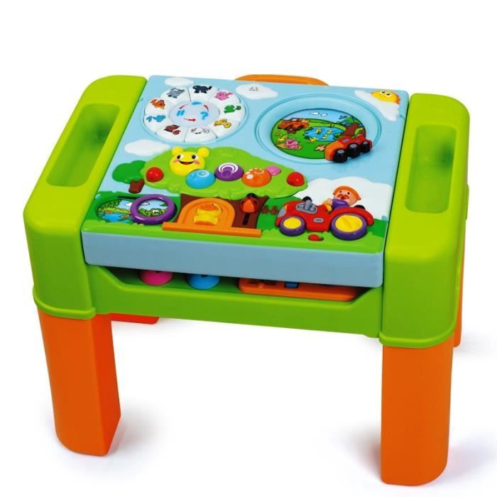 Table D Activite Interactive Avec Outils Jeu Educatif Bebe Enfant 2ans Multicolore Cdiscount Jeux Jouets