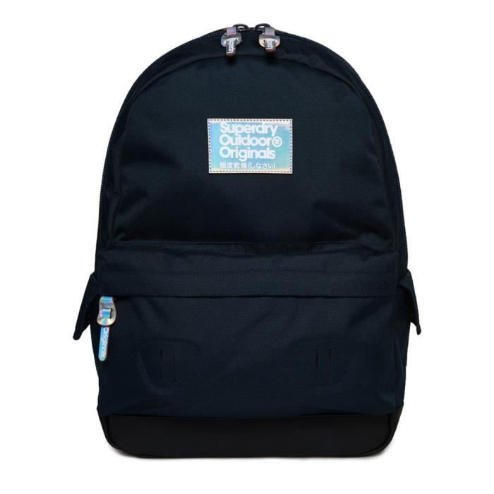 Sac à Dos Superdry Heavy Montana - Toile De Coton Noir - Occasion Très Bon état
