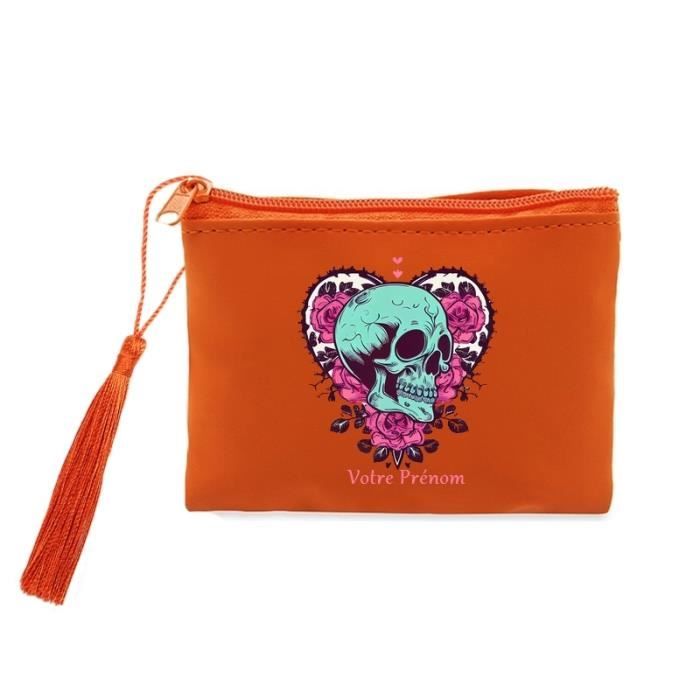 Porte Monnaie Argent Tete De Mort Music 3666572544464