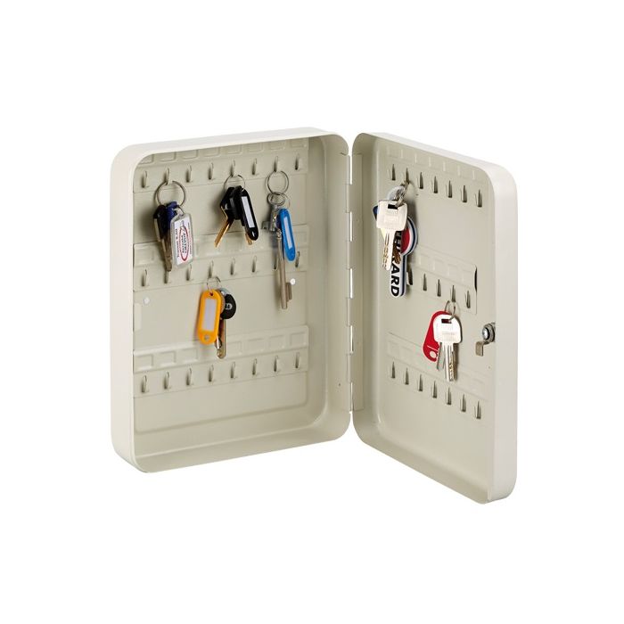 Armoire 94 clefs 240x300x75 en acier epoxy beige Cdiscount Maison