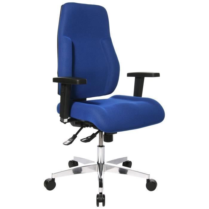 topstar pi99gbc6 p91 chaise de bureau bleu 48 x 48 x 111 cm