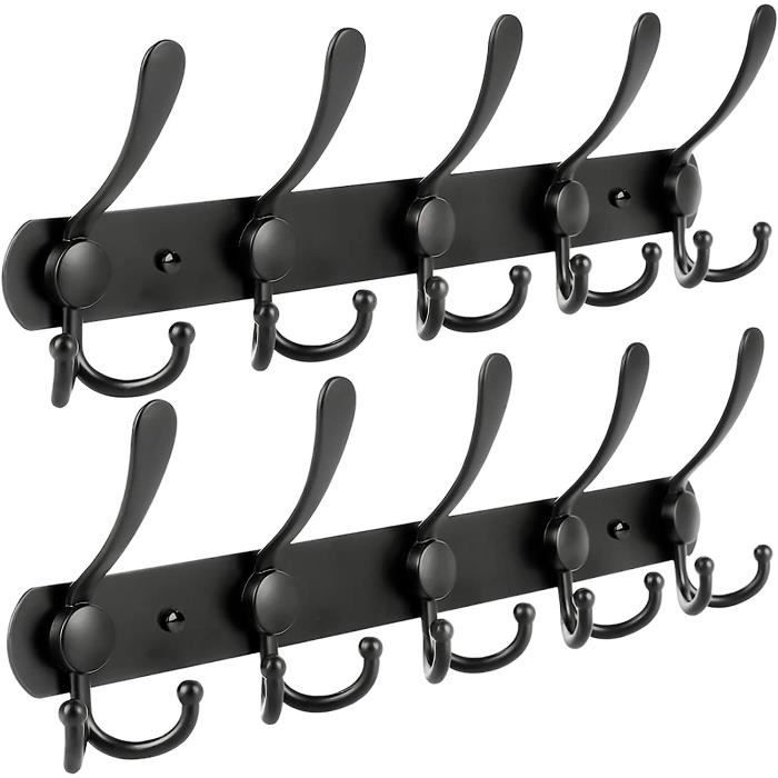 Porte-manteau Mural En Acier Inoxydable Avec Crochets Pour Manteaux