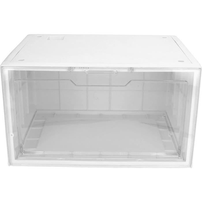 12 Housses à Chaussures De Voyage Grises - Fenêtre Transparente, Anti-poussière, Lavables - Pour Valise, Rangement - 12