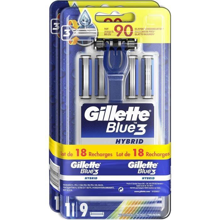 Lames De Rasoir Gillette GII Plus Lubrastrip - Lot De 3x10 Lames - Compatibles Avec De Nombreux Rasoirs