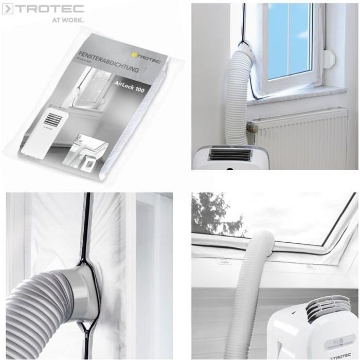 TROTEC Kit de calfeutrage Airlock 100 pour climatiseur mobile
