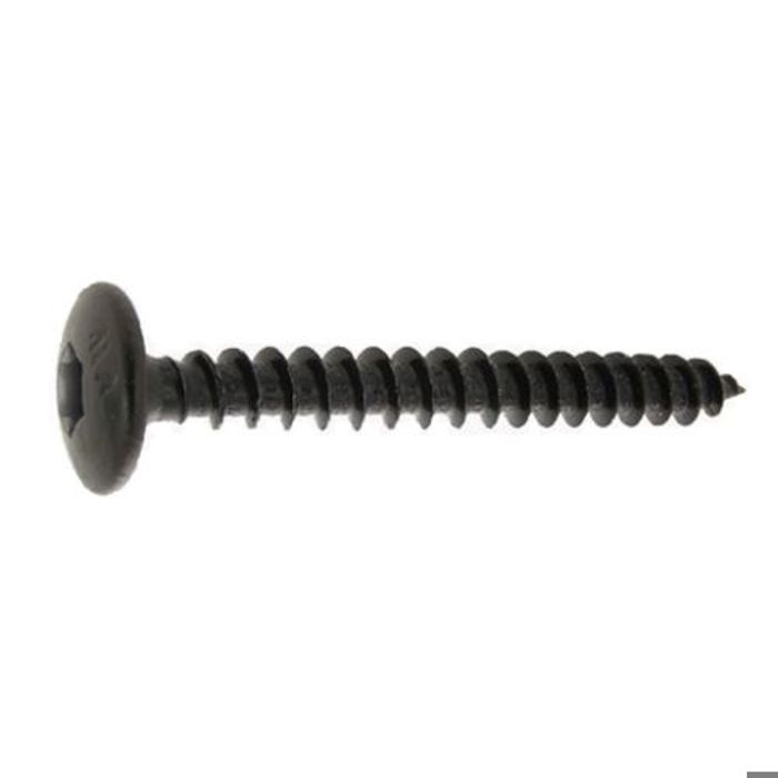Vis de penture à tête ronde large Torx acier noir 6X35 boîte de 200 - ULTIMA - 13360035
