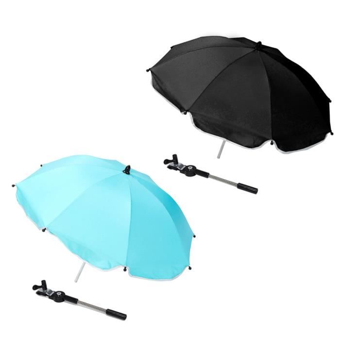 Ombrelle poussette universelle deals anti uv noir