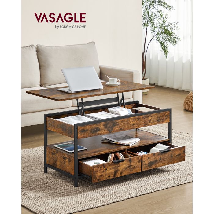 Table basse avec plateau relevable 115 cm Elska