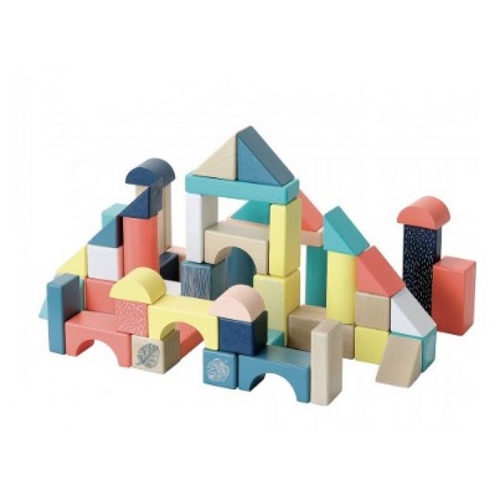 Vilac - Baril de 54 cubes Sous la Canopée
