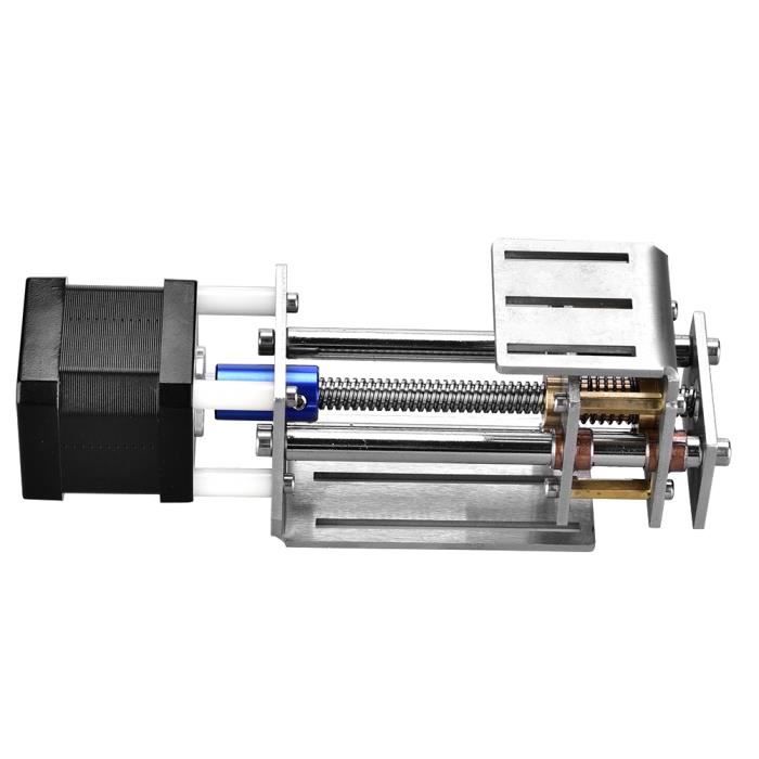 Mini Actionneur Linéaire à Vis - Course 200 Mm, Moteur Pas à Pas 28 - Pour CNC DIY, Imprimante 3D, Machines De Positionnement - Précision ±0.1mm