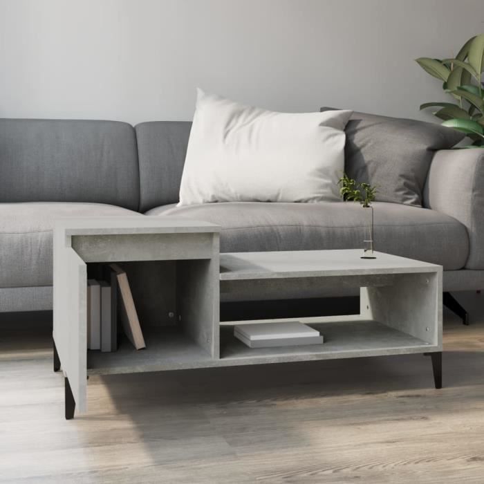 Table Basse Gris Beton