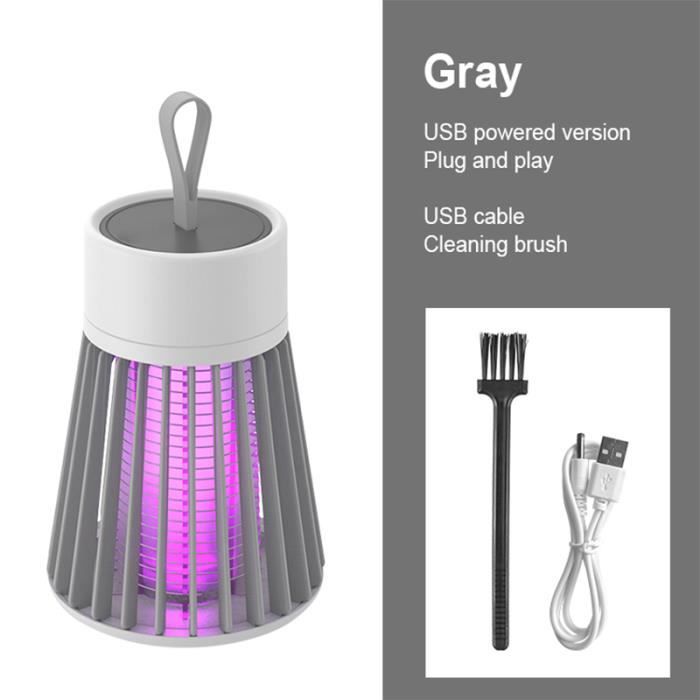 ZERONE Tueur d'insectes électrique rechargeable USB - Efficace et sans